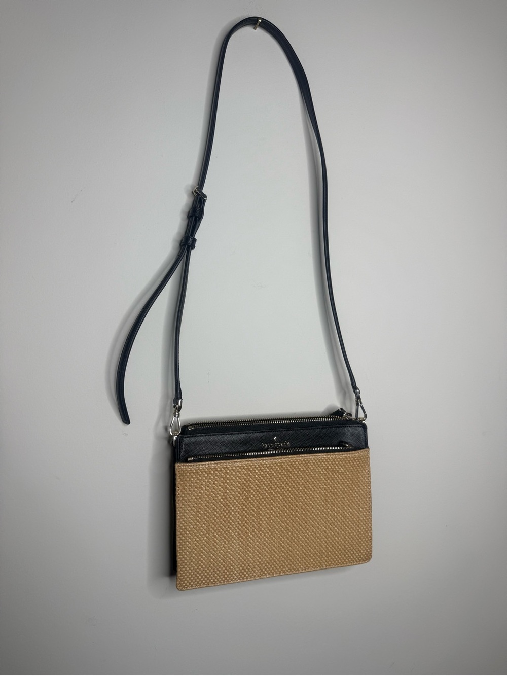 Kate Spade cameron straw crossbody bag - Picture 4 of 12